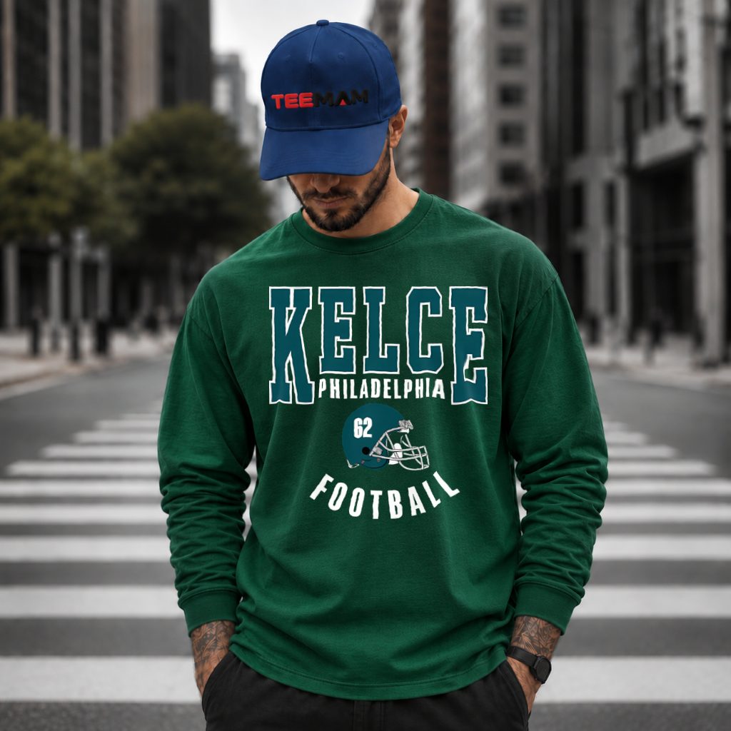 Philadelphia Kelce 62 Football Helmet Long Sleeve Philadelphia Kelce 62 Football Helmet Long Sleeve