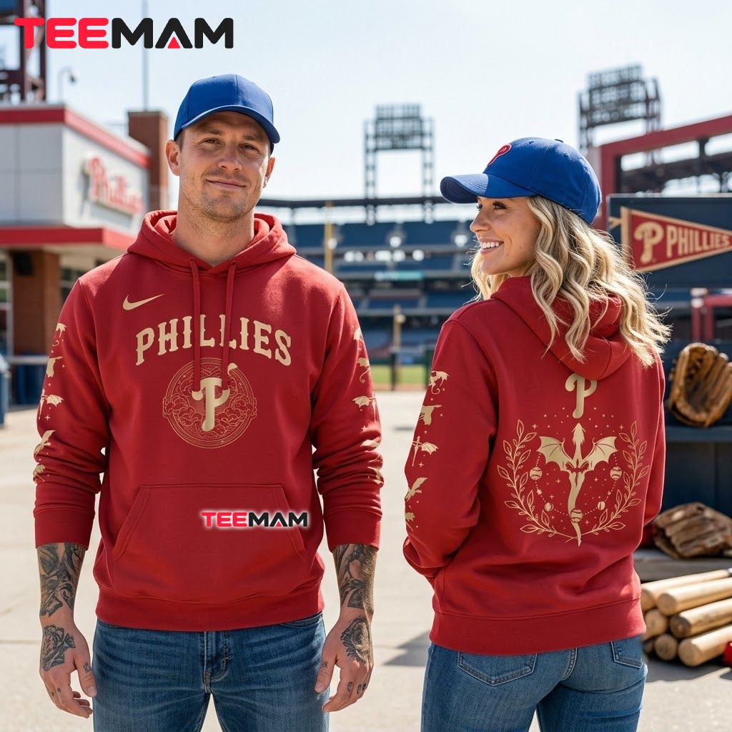 Philadelphia Phillies 3D Hoodie Fourth Wing Dragon Night Back Philadelphia Phillies 3D Hoodie Fourth Wing Dragon Night Back