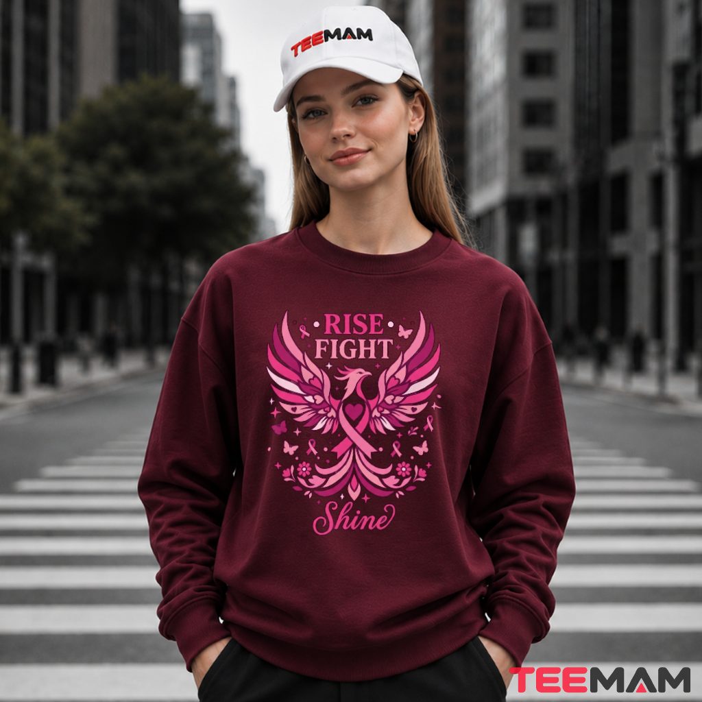 Phoenix Wings Rise Fight Shine Ribbon Long Sleeve Phoenix Wings Rise Fight Shine Ribbon Long Sleeve