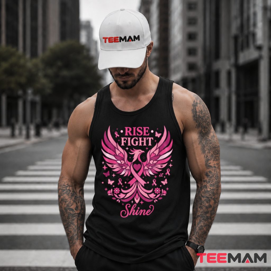 Phoenix Wings Rise Fight Shine Ribbon Tank Top Phoenix Wings Rise Fight Shine Ribbon Tank Top