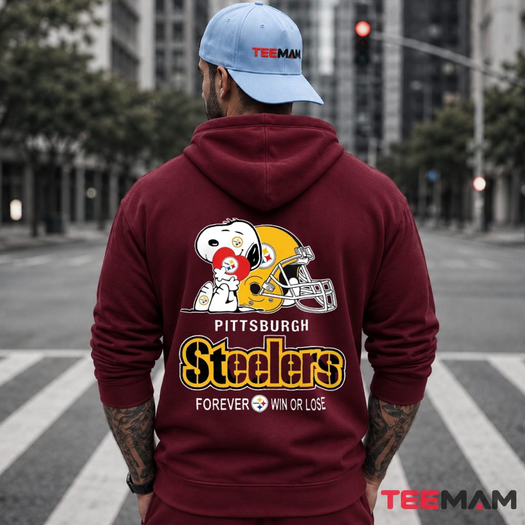 Pittsburgh Steelers Snoopy Forever Football Hoodie Pittsburgh Steelers Snoopy Forever Football Hoodie