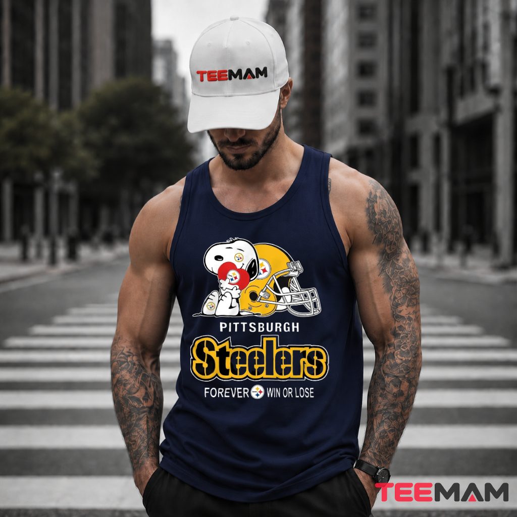 Pittsburgh Steelers Snoopy Forever Football Tank Top Pittsburgh Steelers Snoopy Forever Football Tank Top
