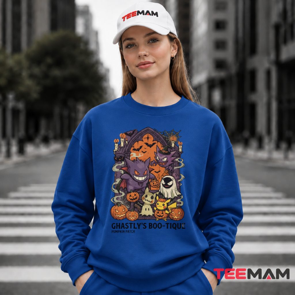 Pokemon Halloween Gengar Pikachu Mimikyu Long Sleeve Pokemon Halloween Gengar Pikachu Mimikyu Long Sleeve