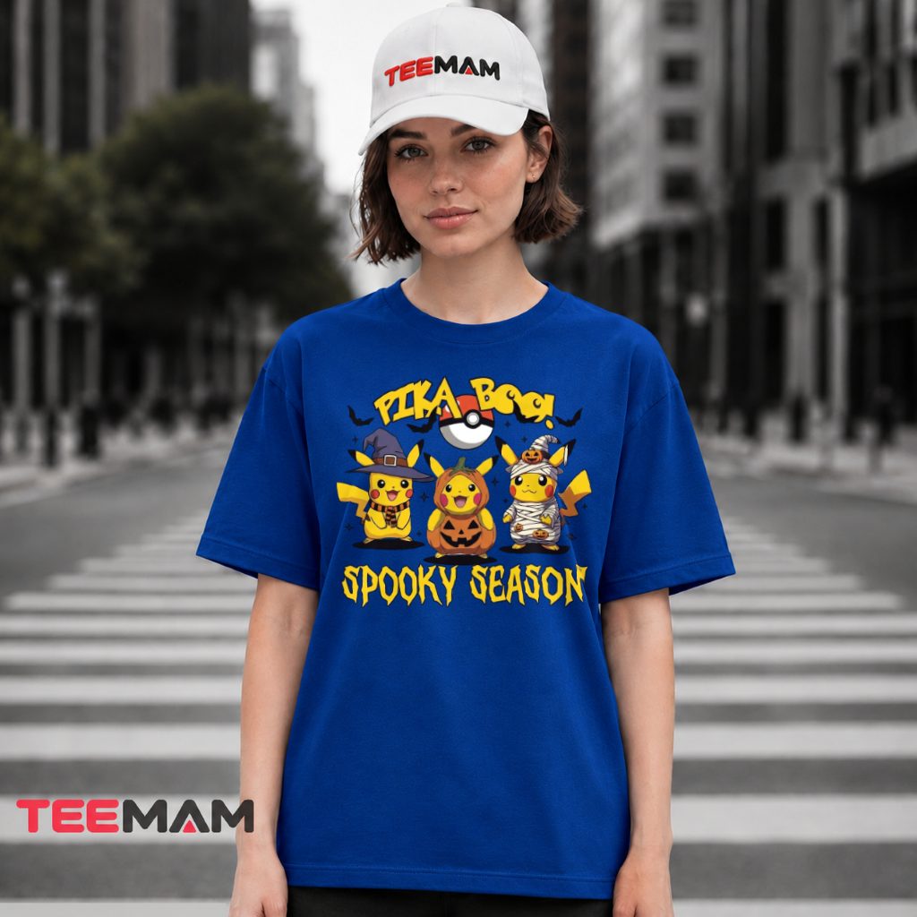 Pokemon Halloween Pikachu Witch Mummy Pumpkin T-Shirt