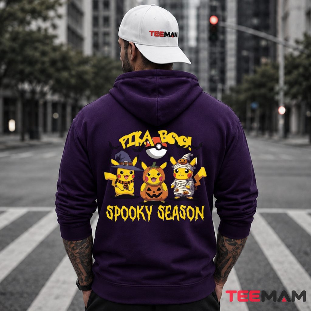 Pokemon Halloween Pikachu Witch Mummy Pumpkin Hoodie Pokemon Halloween Pikachu Witch Mummy Pumpkin Hoodie