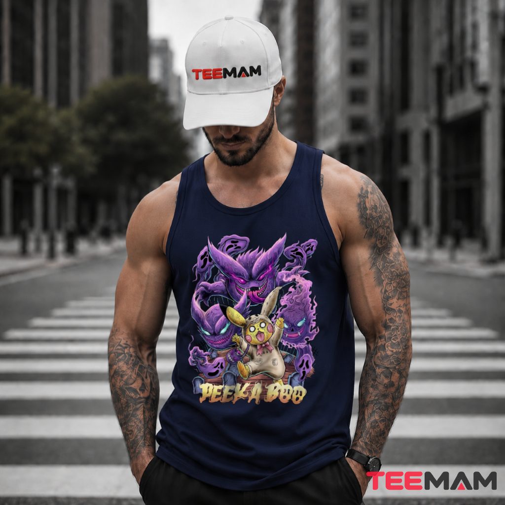 Pokemon Pikachu Spooky Outfit Gengar Halloween Tank Top Pokemon Pikachu Spooky Outfit Gengar Halloween Tank Top