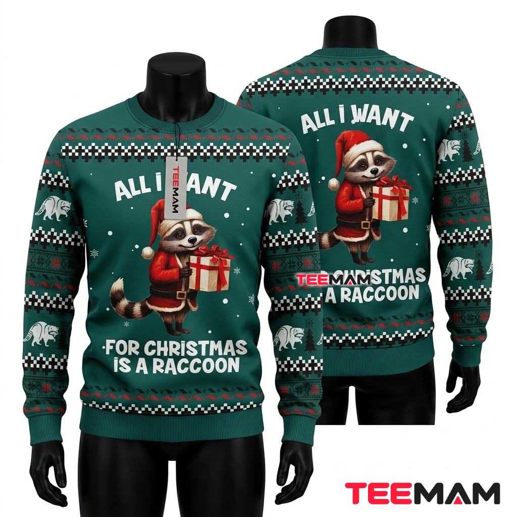 Personalized Cat And Dog Ugly Christmas Sweater Santa Paws Merry