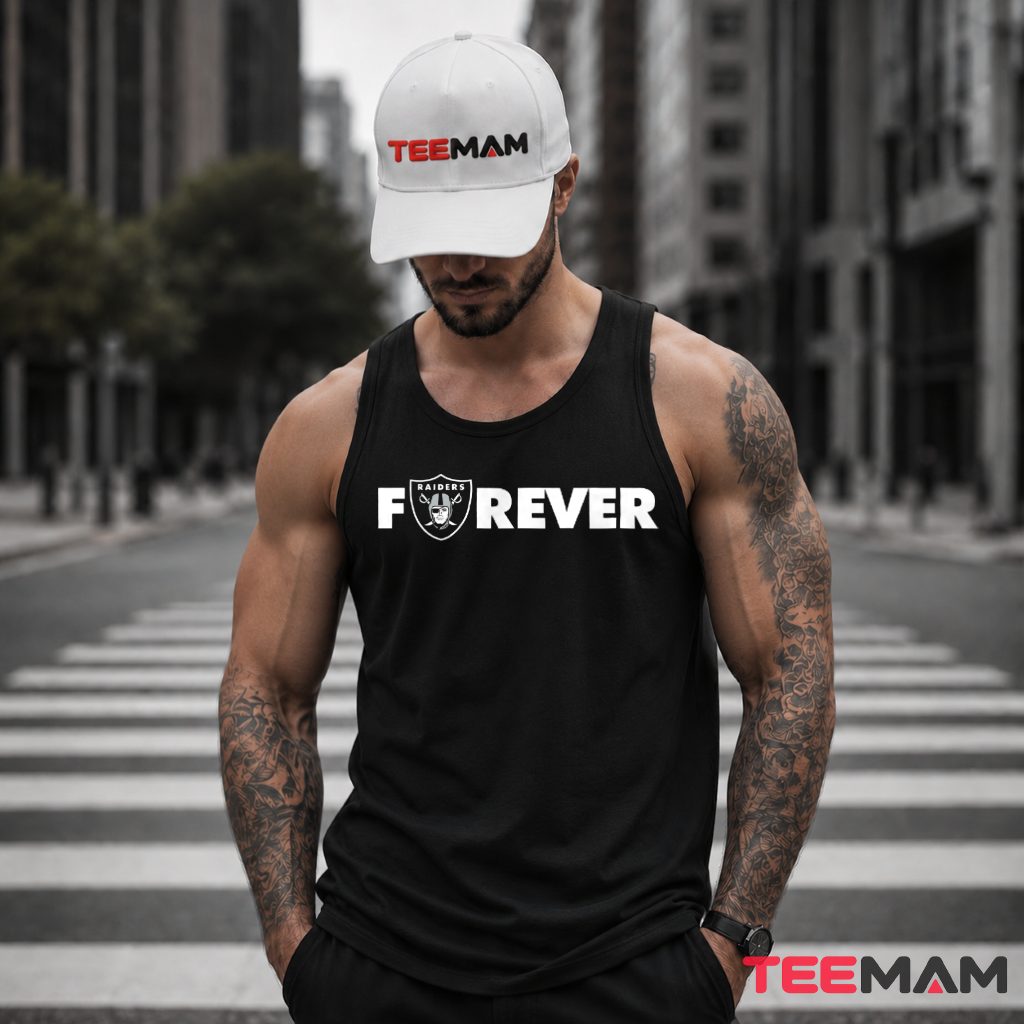 Raiders Forever Bold Text Logo Tank Top Raiders Forever Bold Text Logo Tank Top