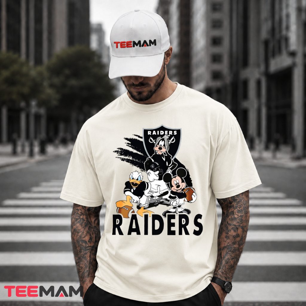 Raiders Mickey Mouse Cartoon Squad T-Shirt