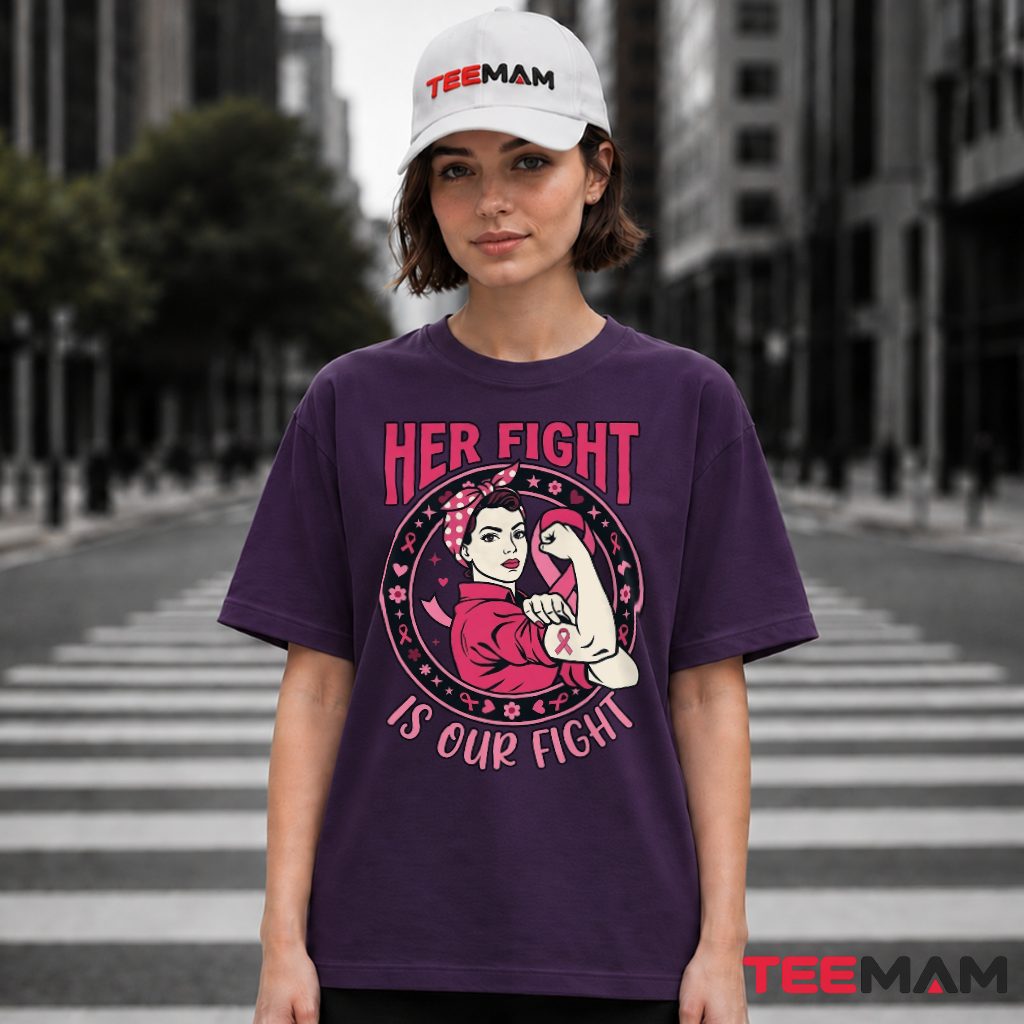 Rosie Riveter Strong Arm Her Fight T-Shirt