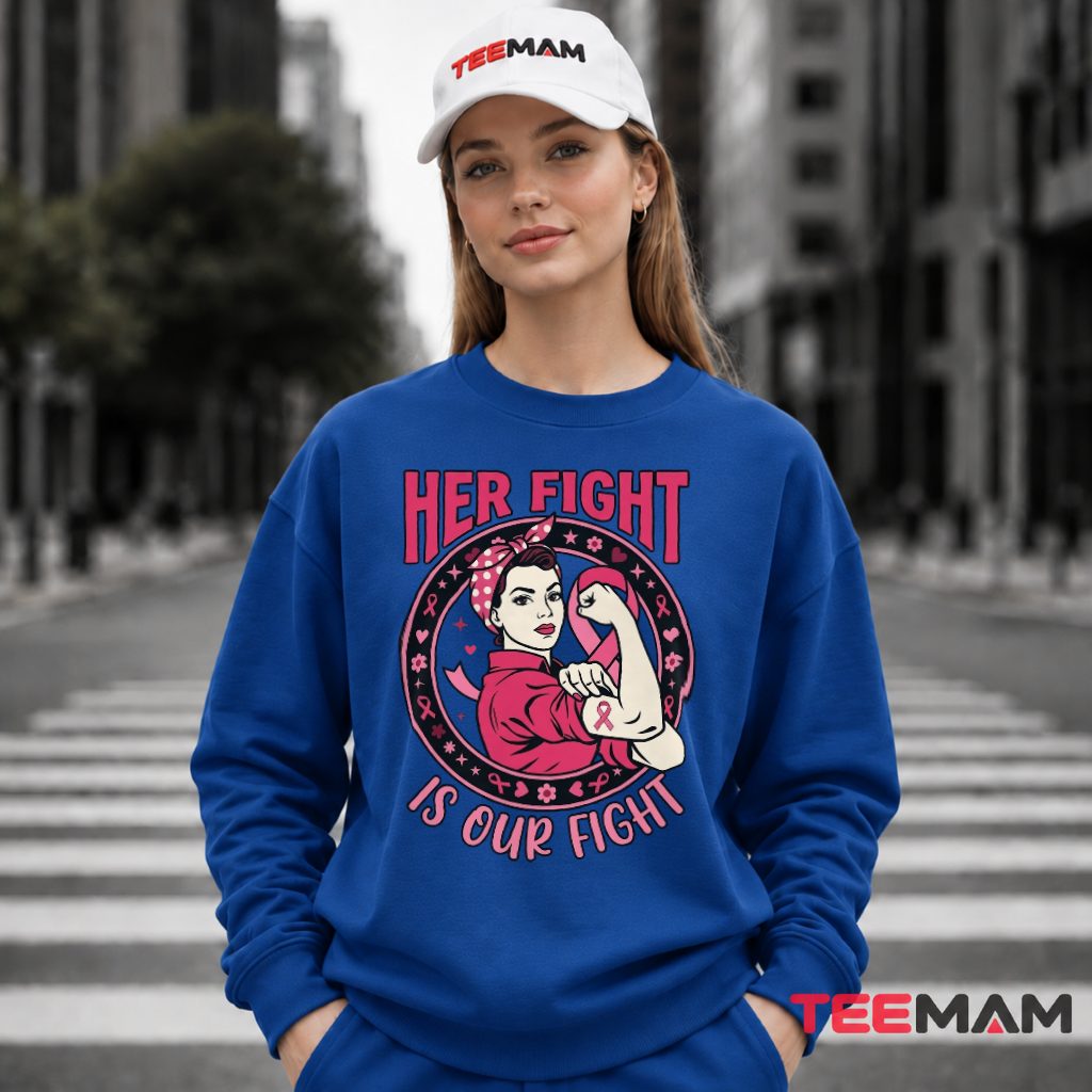 Rosie Riveter Strong Arm Her Fight Long Sleeve Rosie Riveter Strong Arm Her Fight Long Sleeve