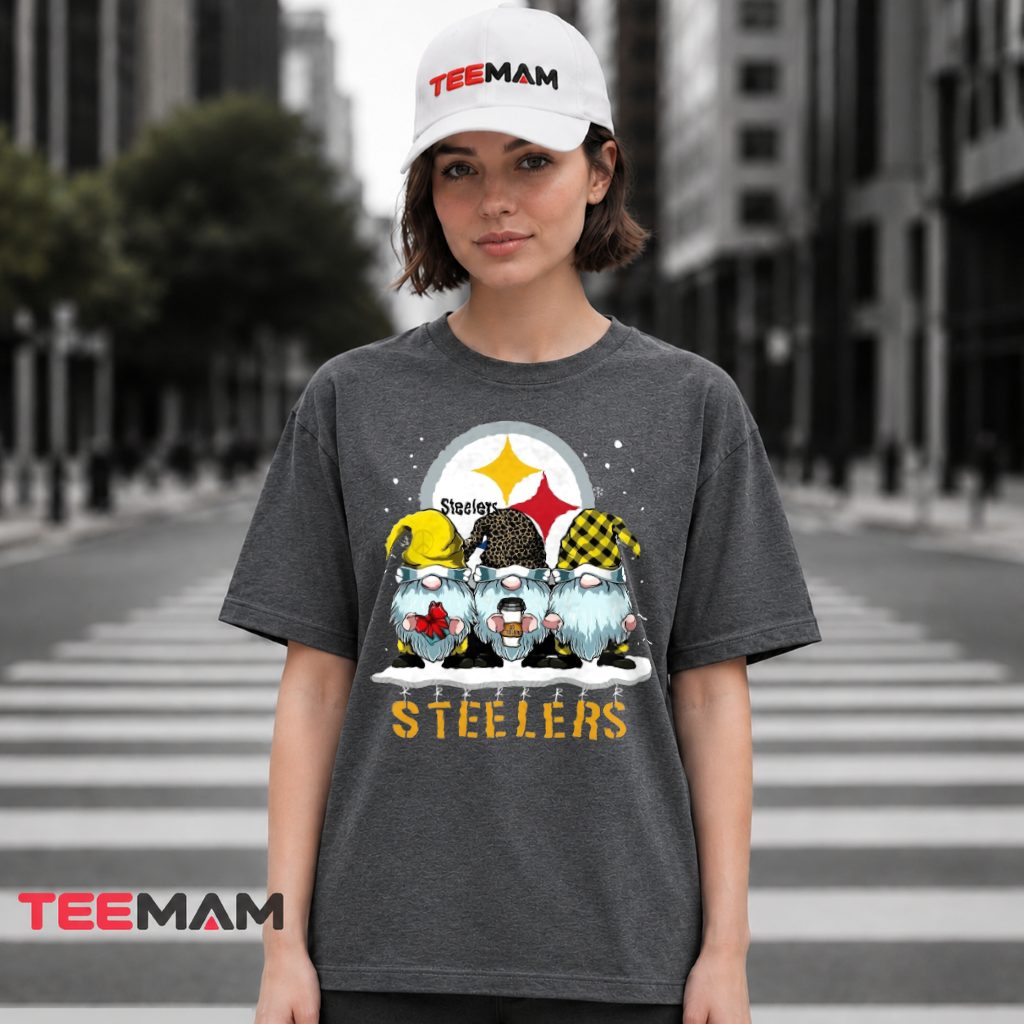 Steelers Christmas Gnomes Holiday T-Shirt