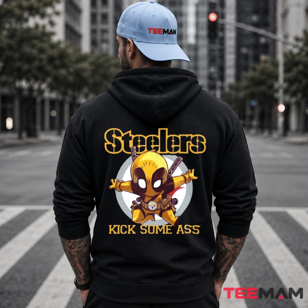 Steelers Deadpool Kick Some Hoodie Steelers Deadpool Kick Some Hoodie