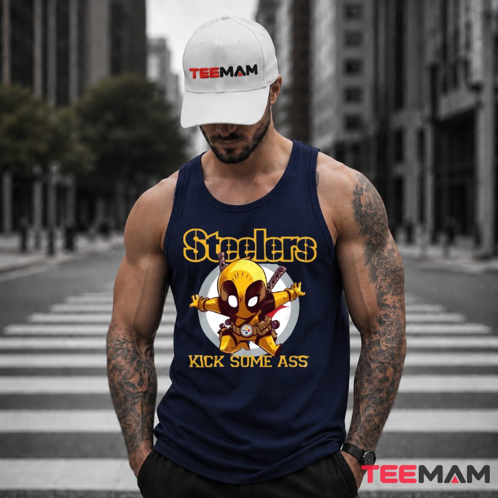 Steelers Deadpool Kick Some Tank Top Steelers Deadpool Kick Some Tank Top