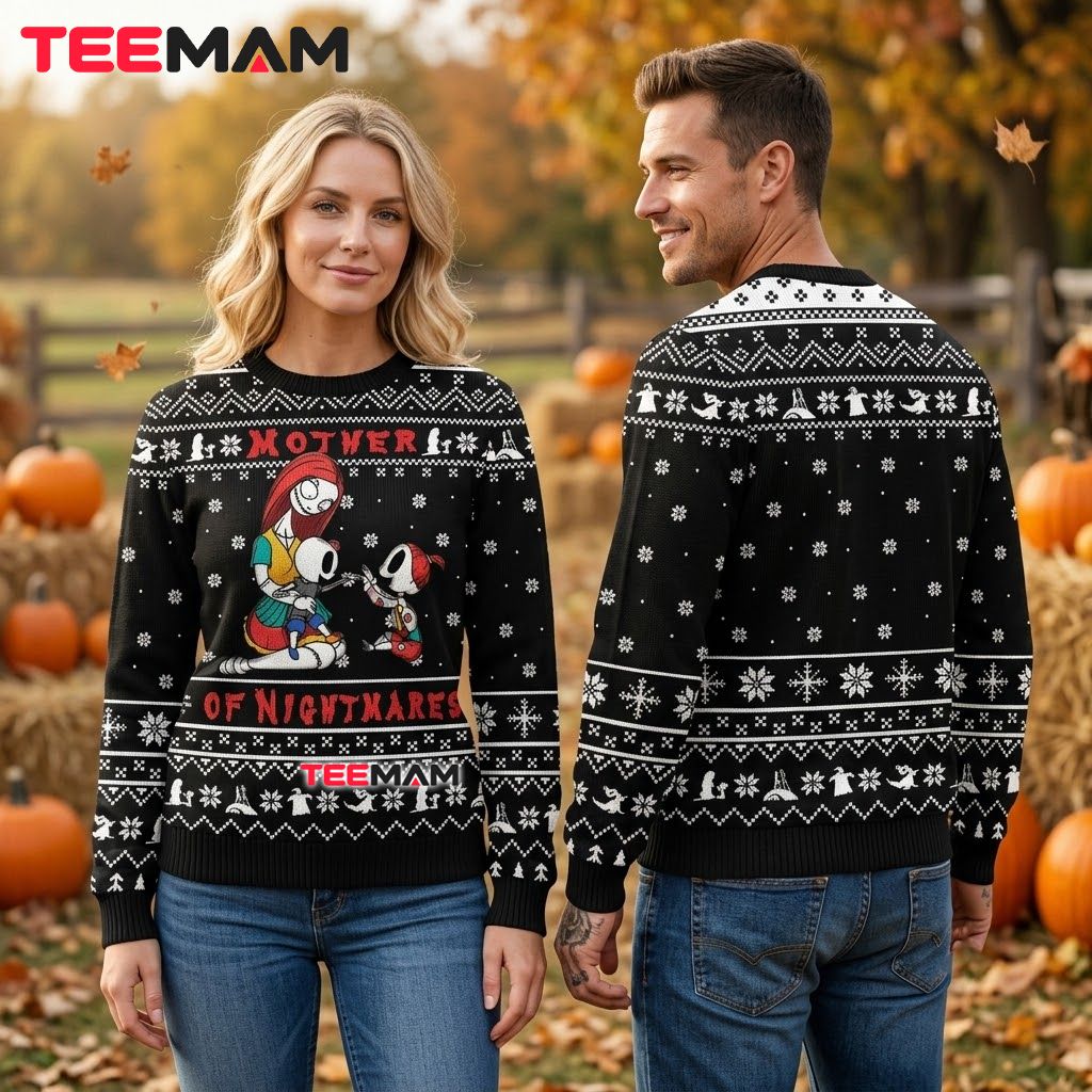 Sally Ugly Halloween Sweater Mother Of Nightmares Chibi Back Sally Ugly Halloween Sweater Mother Of Nightmares Chibi Back