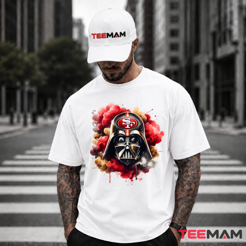 San Francisco 49ers Dark Warrior Helmet T-Shirt