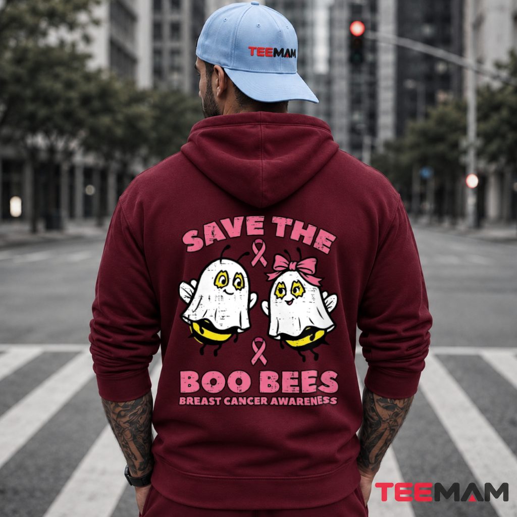 Save The Boo Bees Ghost Couple Awareness Hoodie Save The Boo Bees Ghost Couple Awareness Hoodie