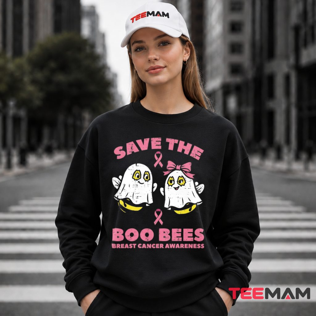 Save The Boo Bees Ghost Couple Awareness Long Sleeve Save The Boo Bees Ghost Couple Awareness Long Sleeve