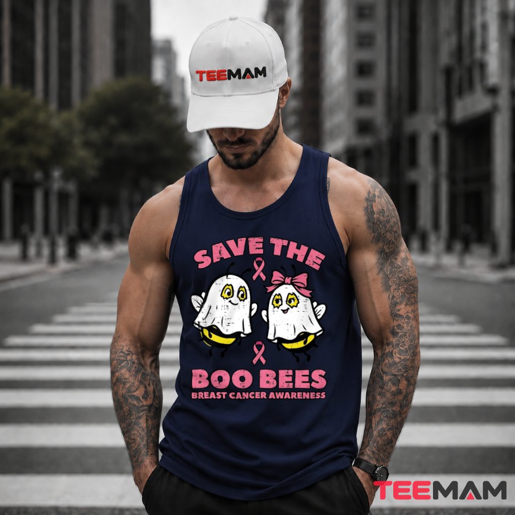 Save The Boo Bees Ghost Couple Awareness Tank Top Save The Boo Bees Ghost Couple Awareness Tank Top