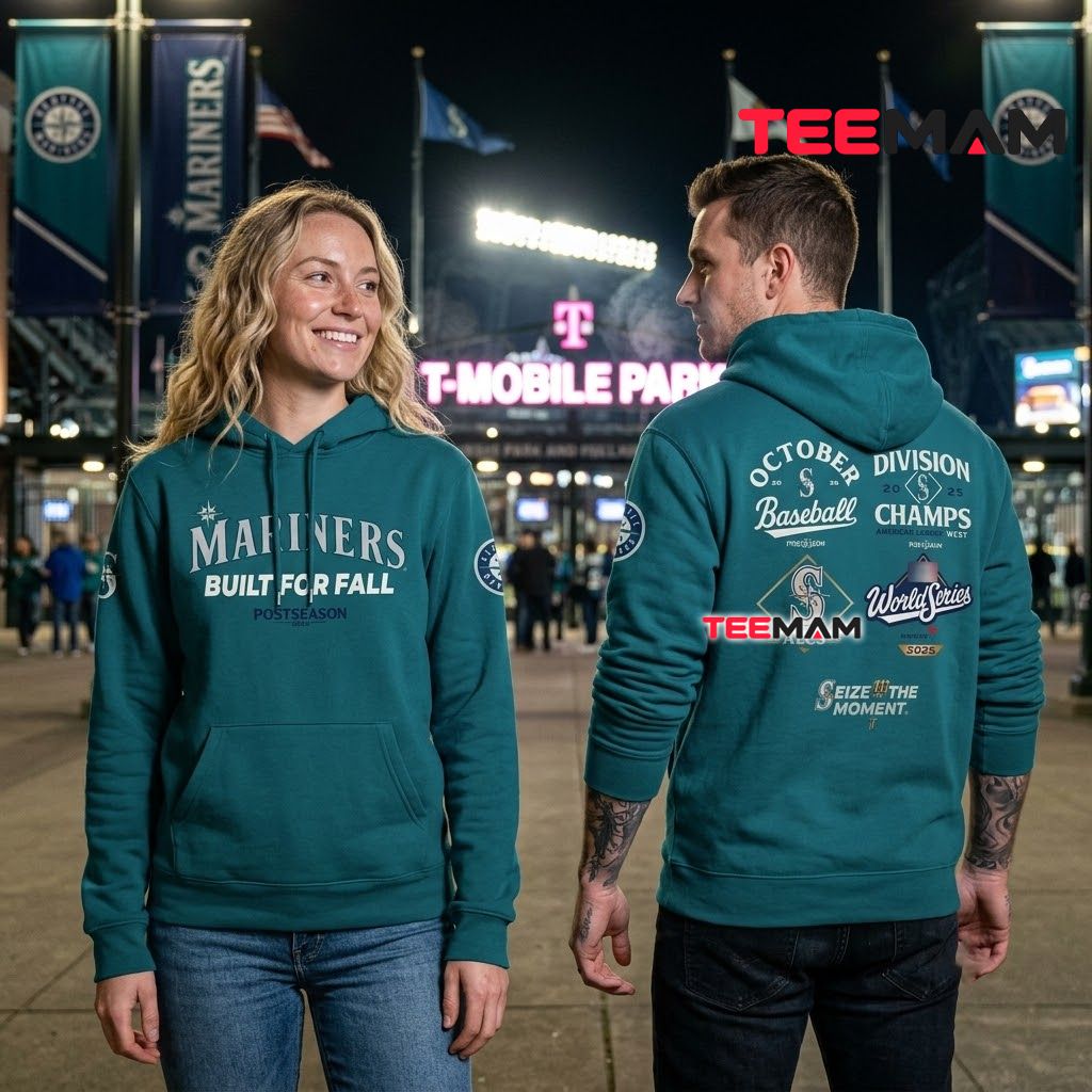 Seattle Mariners 3D Hoodie Built For Fall Postseason Back Seattle Mariners 3D Hoodie Built For Fall Postseason Back