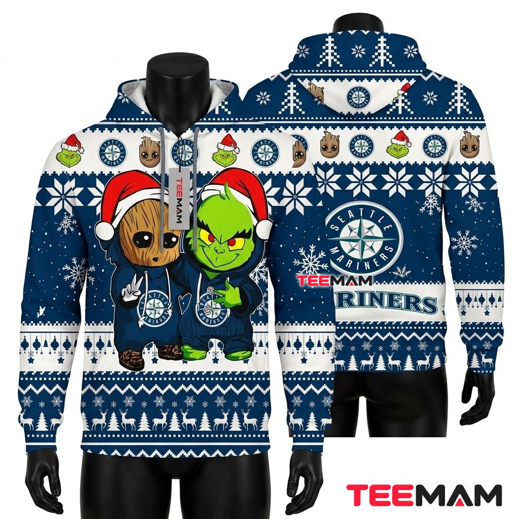 Toronto Blue Jays All Over Print 3D Hoodie Snoopy Dabbing Christmas