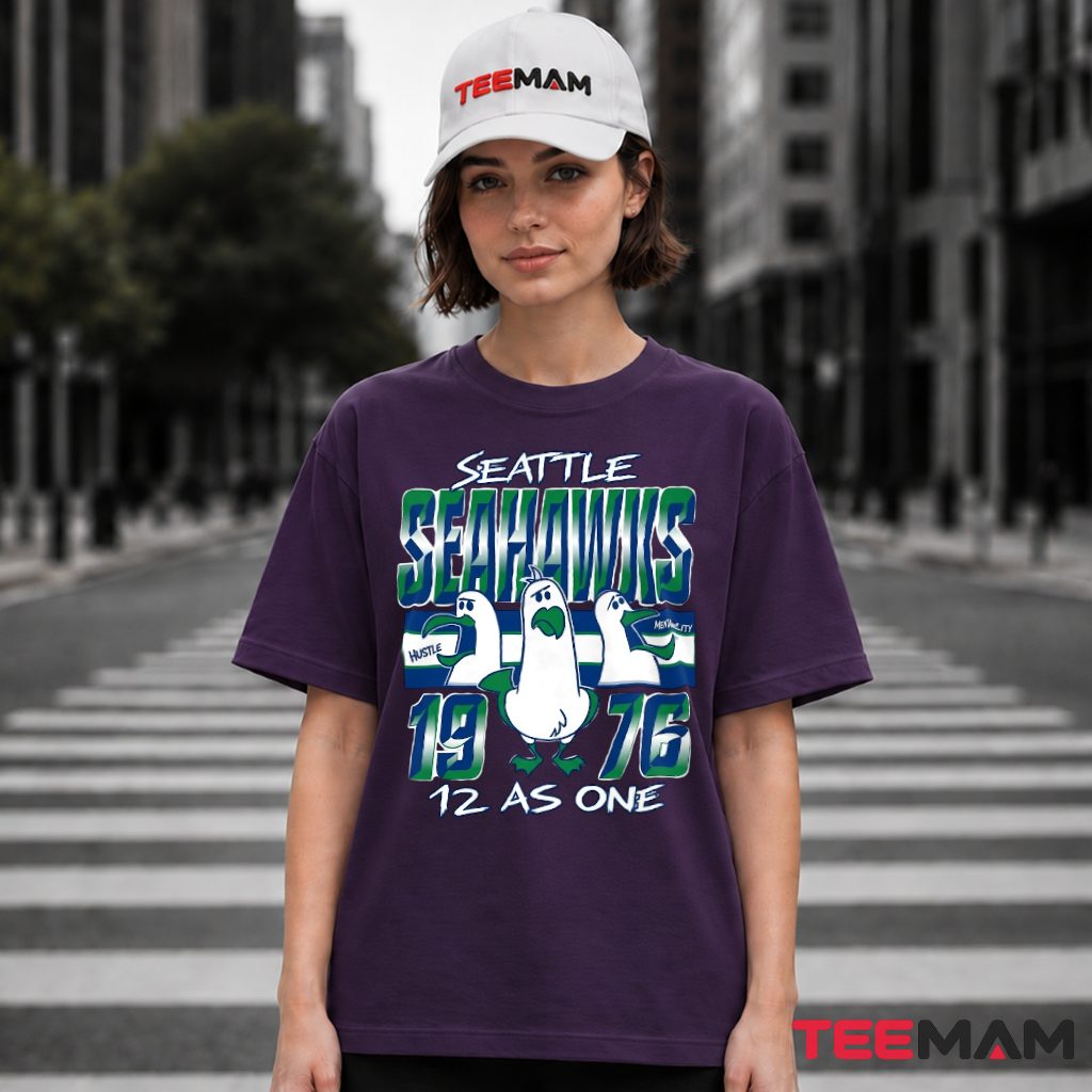 Seattle Seahawks 12 As One 1976 T-Shirt