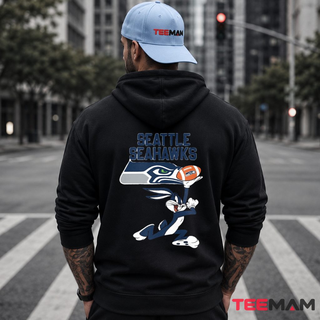 Seattle Seahawks Bugs Bunny Football Hoodie Seattle Seahawks Bugs Bunny Football Hoodie