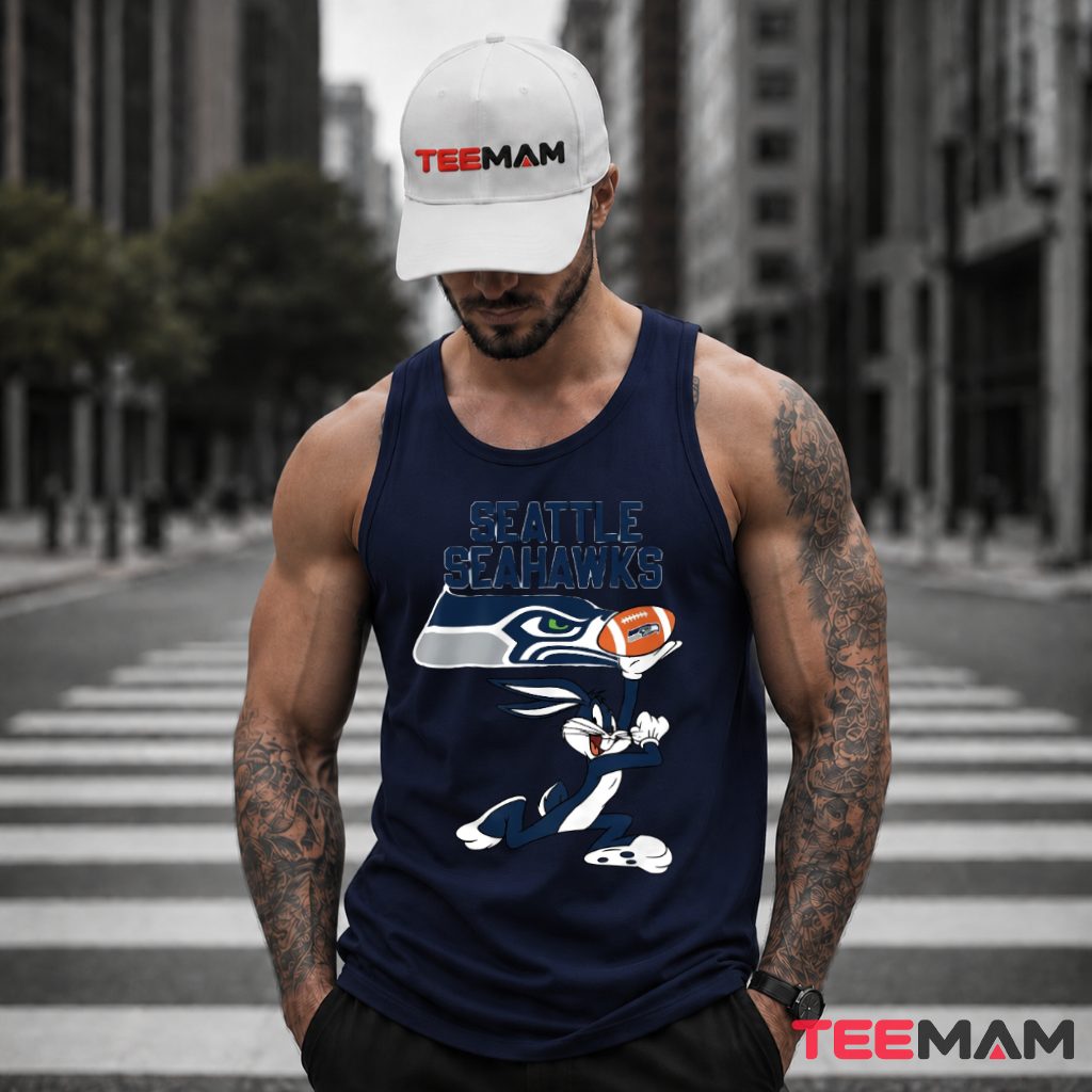 Seattle Seahawks Bugs Bunny Football Tank Top Seattle Seahawks Bugs Bunny Football Tank Top