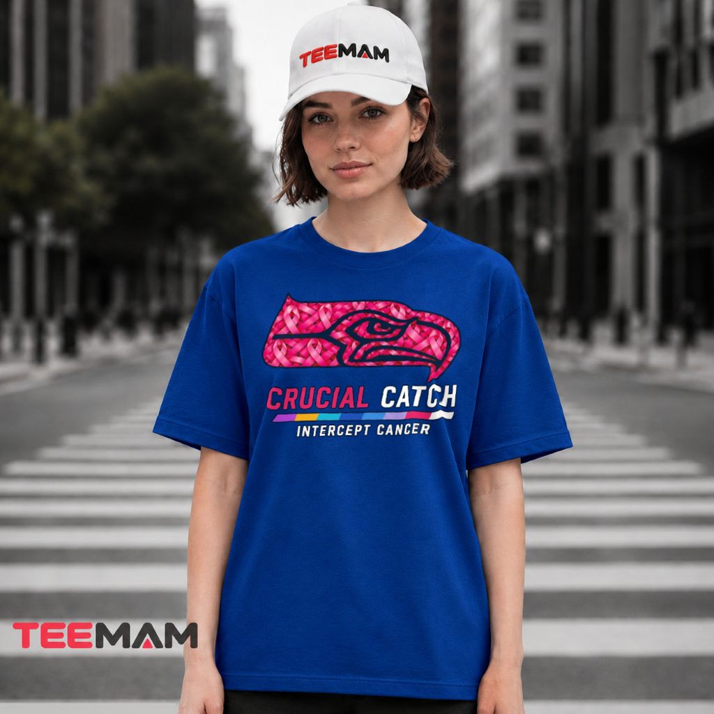 Seattle Seahawks Crucial Catch Intercept Cancer T-Shirt