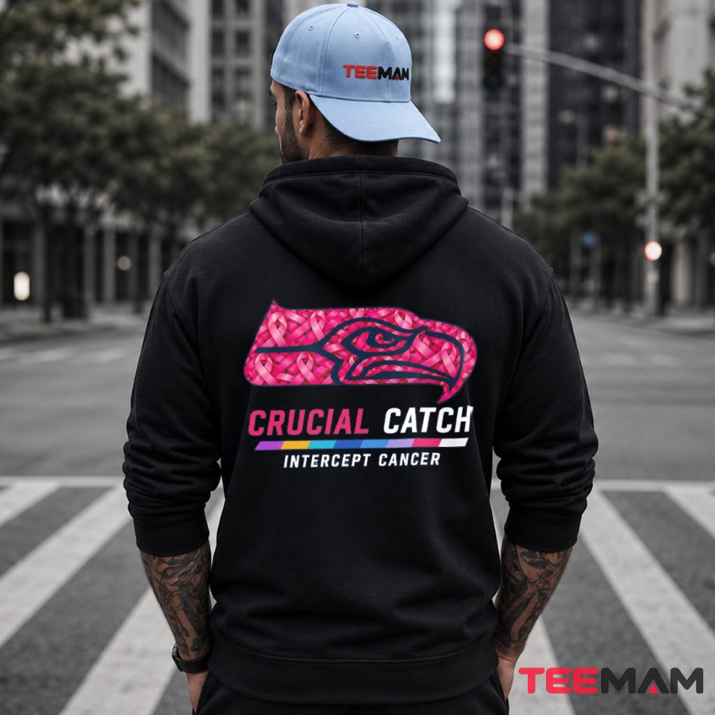 Seattle Seahawks Crucial Catch Intercept Cancer Hoodie Seattle Seahawks Crucial Catch Intercept Cancer Hoodie