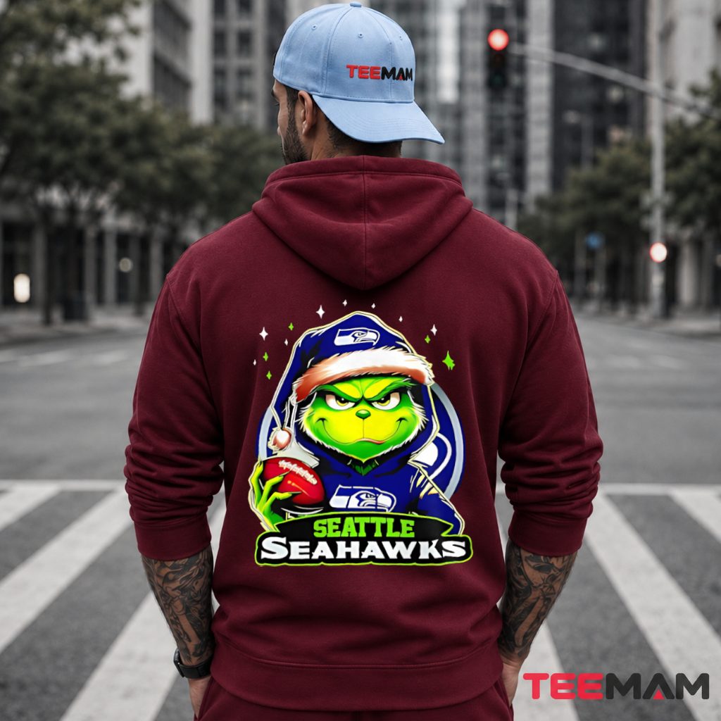 Seattle Seahawks Grinch Game Day Hoodie Seattle Seahawks Grinch Game Day Hoodie