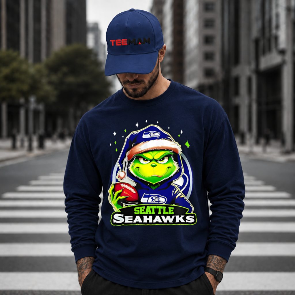 Seattle Seahawks Grinch Game Day Long Sleeve Seattle Seahawks Grinch Game Day Long Sleeve