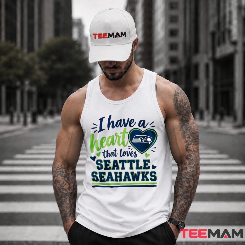 Seattle Seahawks I Have A Heart Tank Top Seattle Seahawks I Have A Heart Tank Top