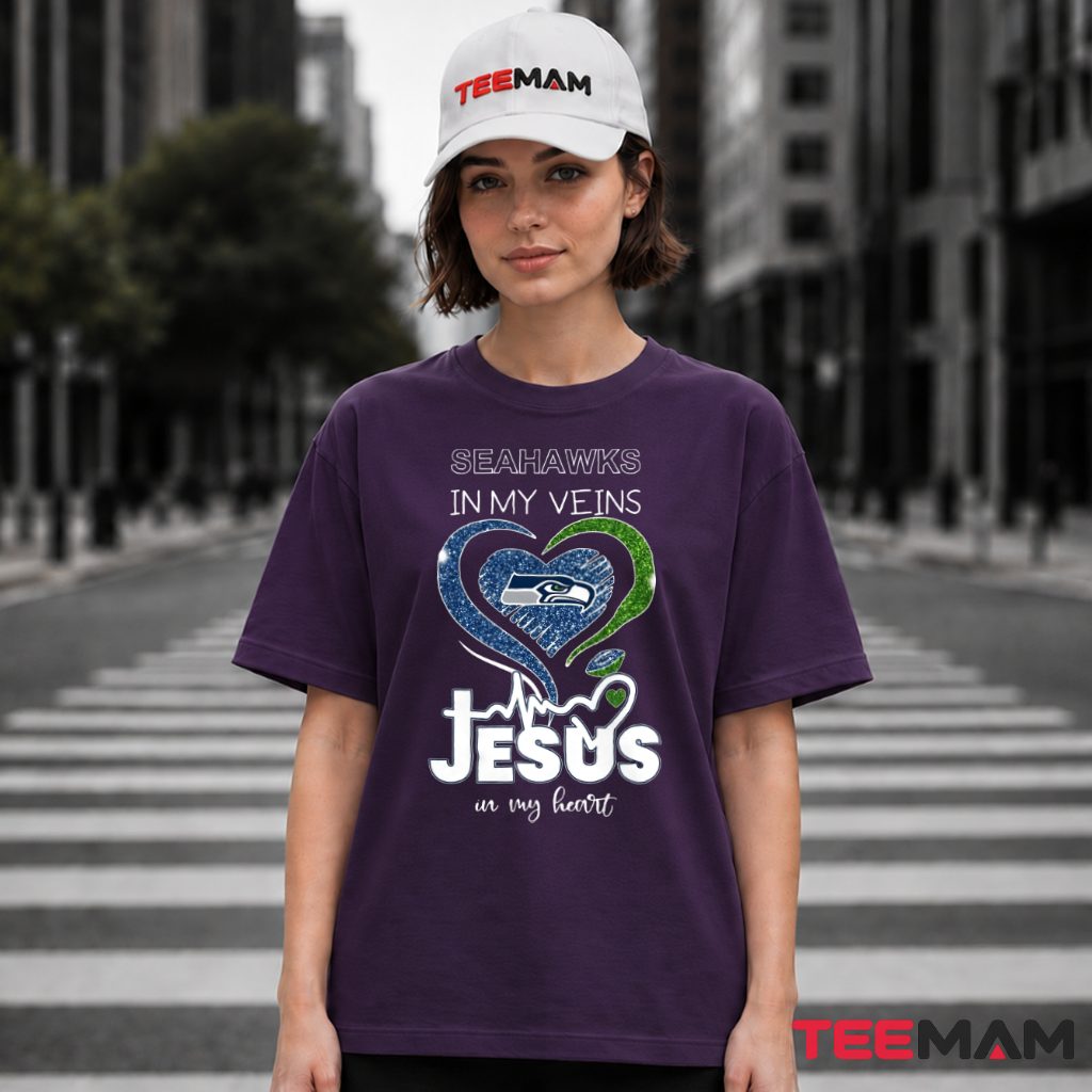 Seattle Seahawks Jesus Heart Faith T-Shirt