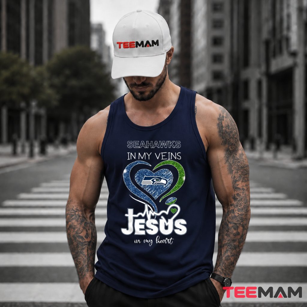Seattle Seahawks Jesus Heart Faith Tank Top Seattle Seahawks Jesus Heart Faith Tank Top