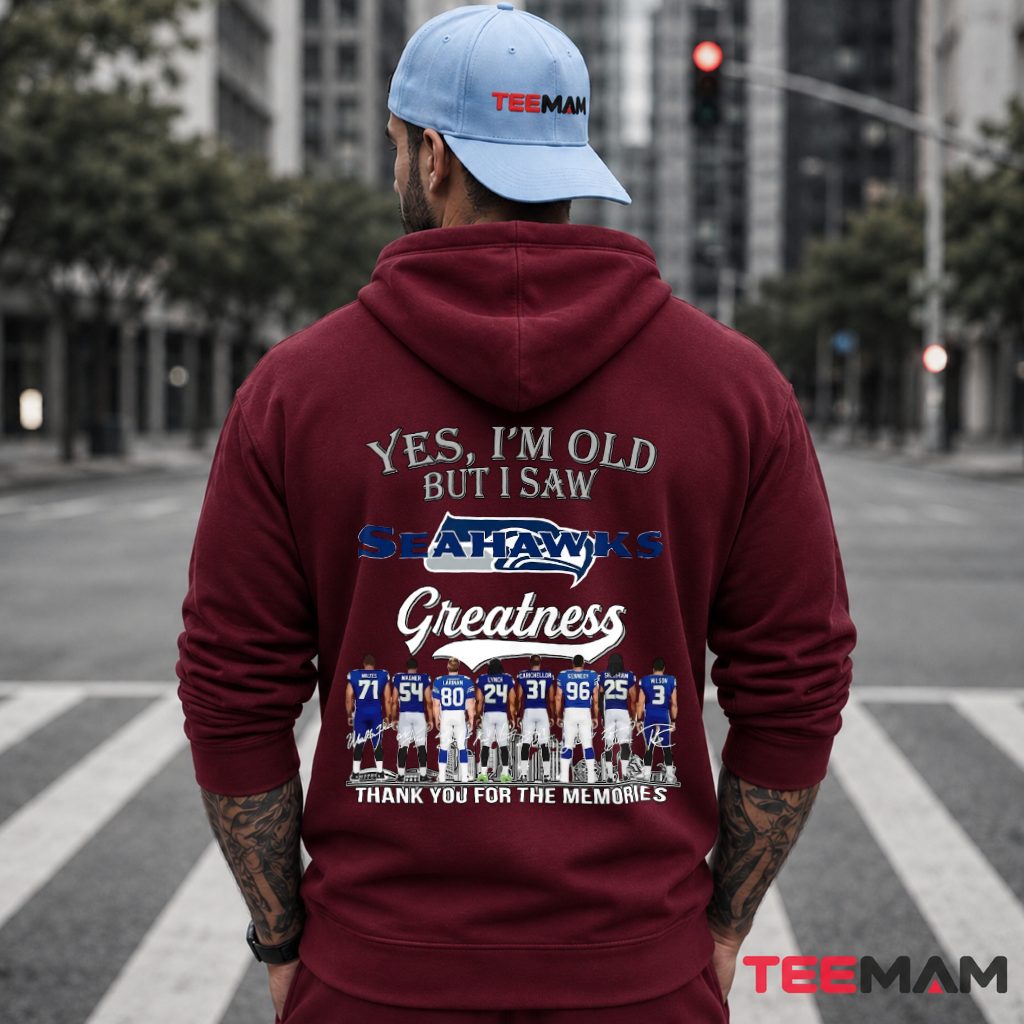 Seattle Seahawks Legends Greatness Memories Hoodie Seattle Seahawks Legends Greatness Memories Hoodie