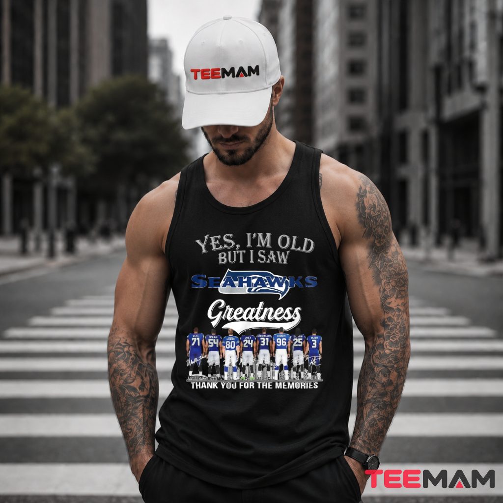 Seattle Seahawks Legends Greatness Memories Tank Top Seattle Seahawks Legends Greatness Memories Tank Top