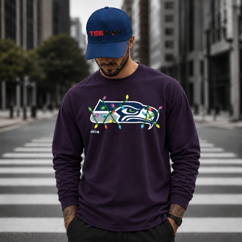 Seattle Seahawks Logo String Lights Long Sleeve Seattle Seahawks Logo String Lights Long Sleeve