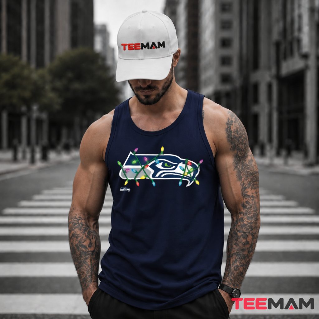 Seattle Seahawks Logo String Lights Tank Top Seattle Seahawks Logo String Lights Tank Top