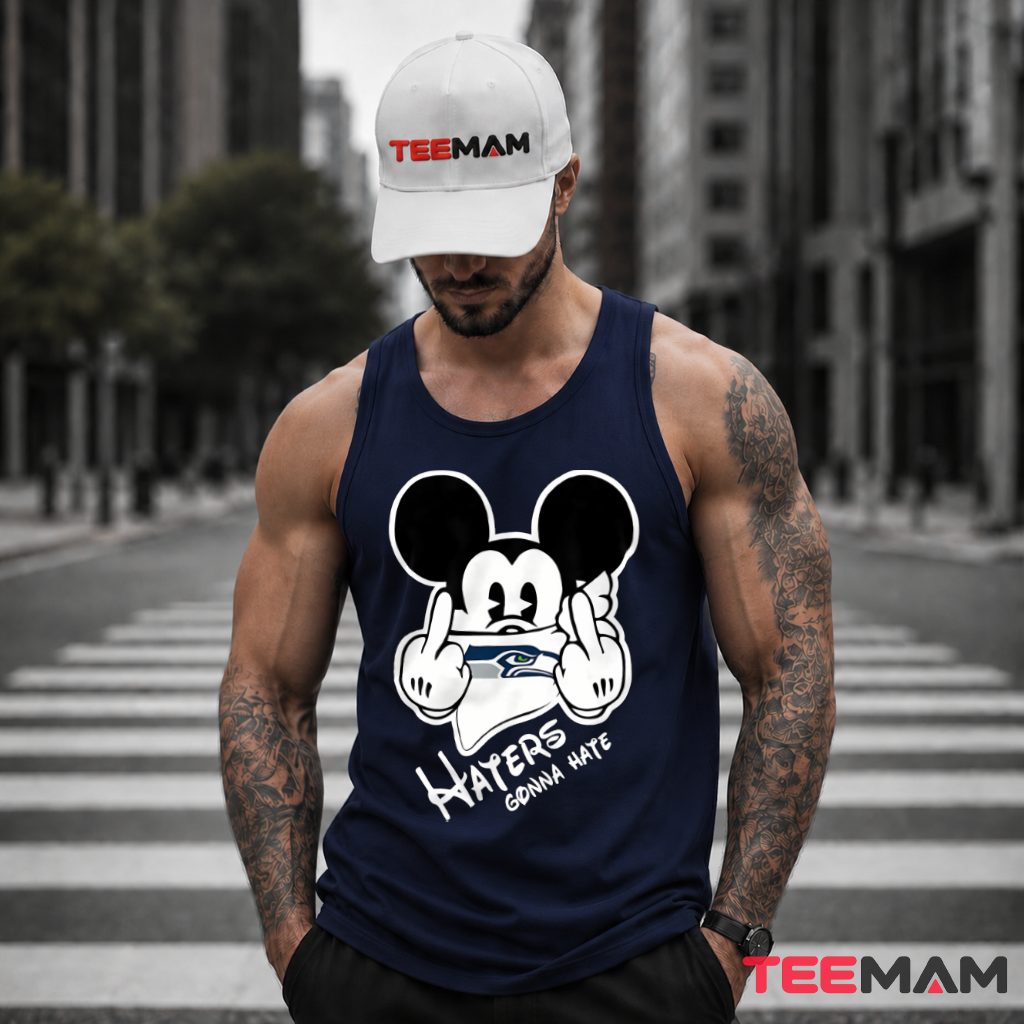 Seattle Seahawks Mickey Haters Bandana Tank Top Seattle Seahawks Mickey Haters Bandana Tank Top