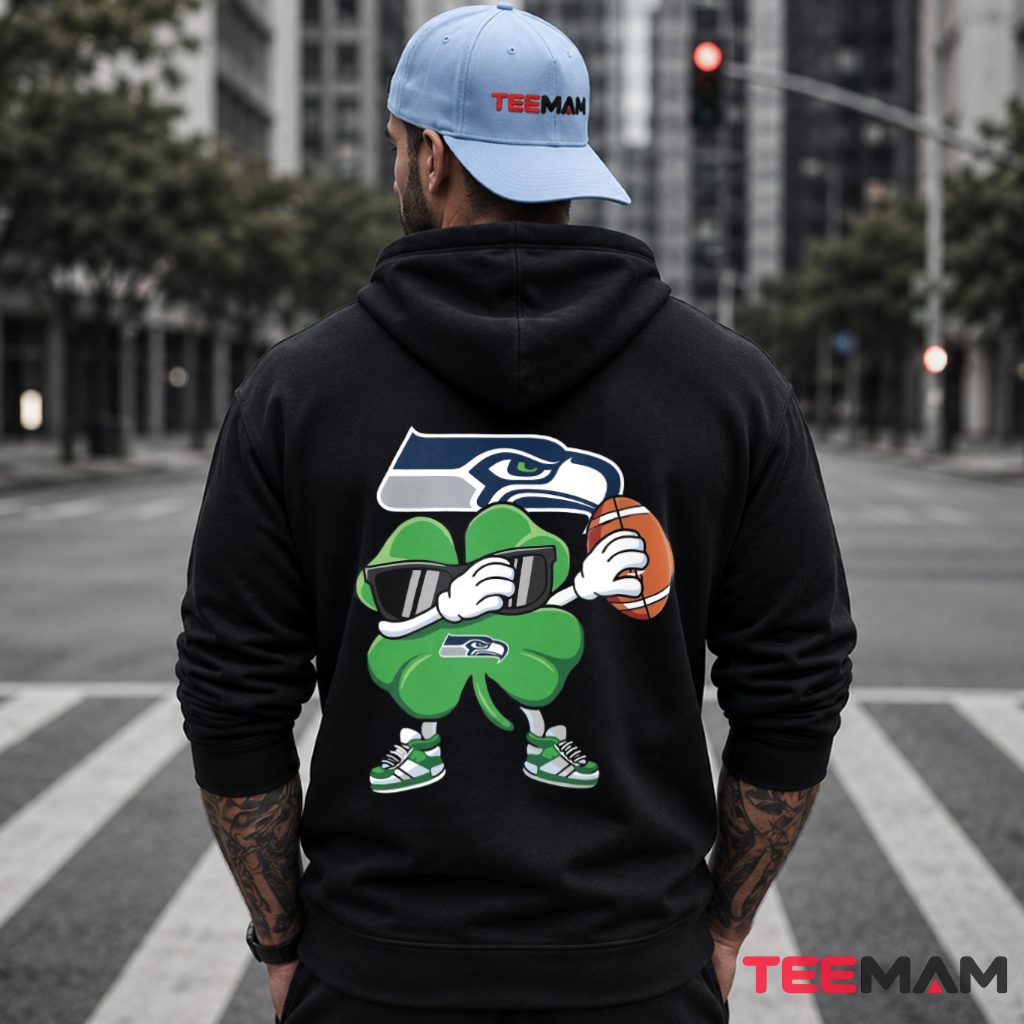 Seattle Seahawks St Patrick Clover Football Hoodie Seattle Seahawks St Patrick Clover Football Hoodie