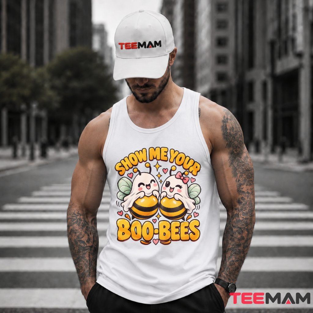 Show Me Your Boo Bees Halloween Tank Top Show Me Your Boo Bees Halloween Tank Top