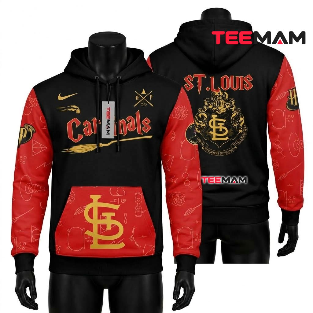 St. Louis Cardinals All Over Print 3D Hoodie Team Legends Collage