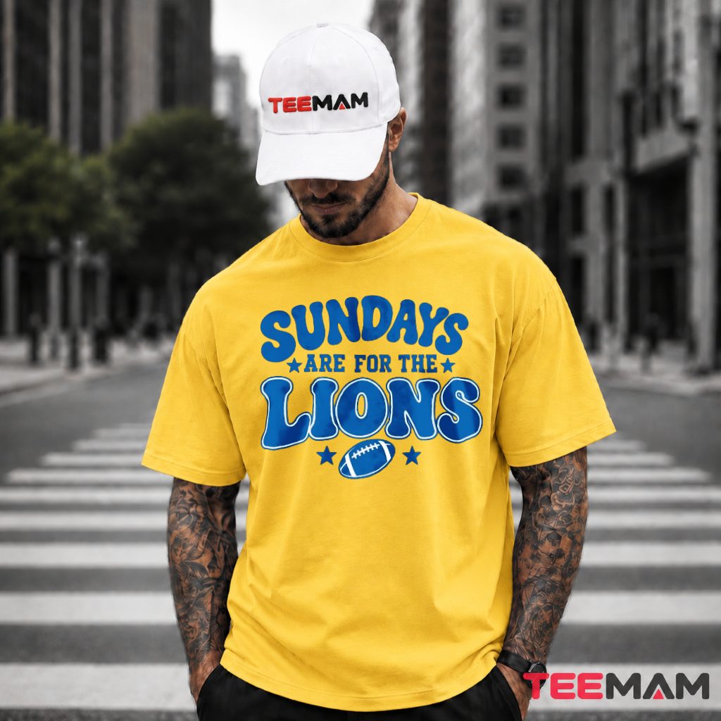 Sundays Are For The Detroit Lions T-Shirt
