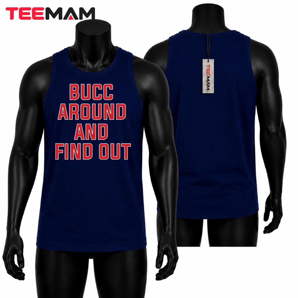 Tampa Bay Buccaneers Around Find Out Tank Top Tampa Bay Buccaneers Around Find Out Tank Top