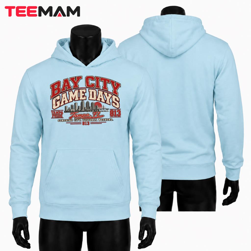 Tampa Bay Buccaneers Bay City Game Days Hoodie Tampa Bay Buccaneers Bay City Game Days Hoodie