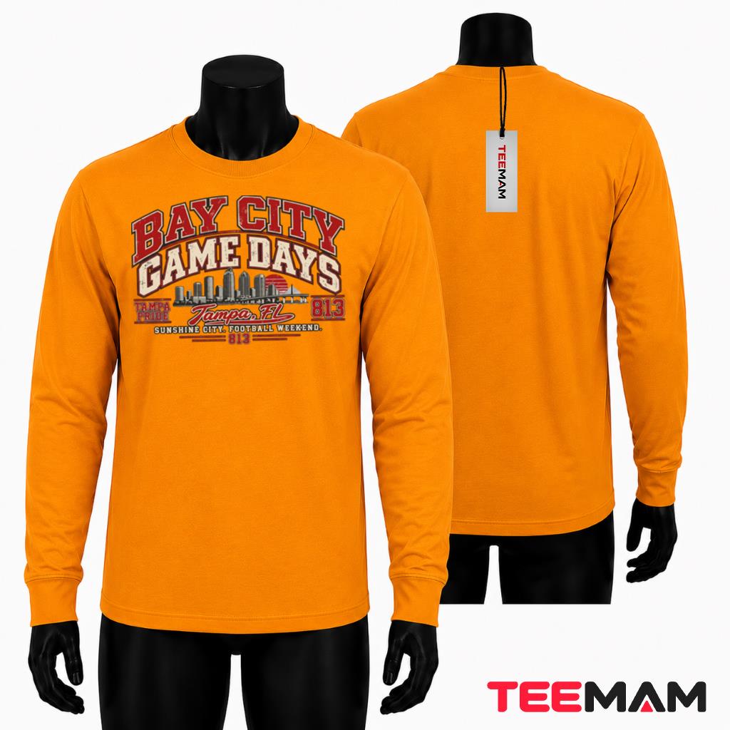 Tampa Bay Buccaneers Bay City Game Days Long Sleeve Tampa Bay Buccaneers Bay City Game Days Long Sleeve