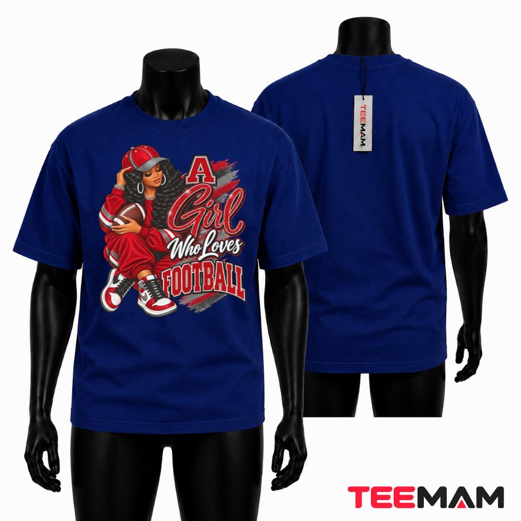 Tampa Bay Buccaneers Girl Loves Football T-Shirt