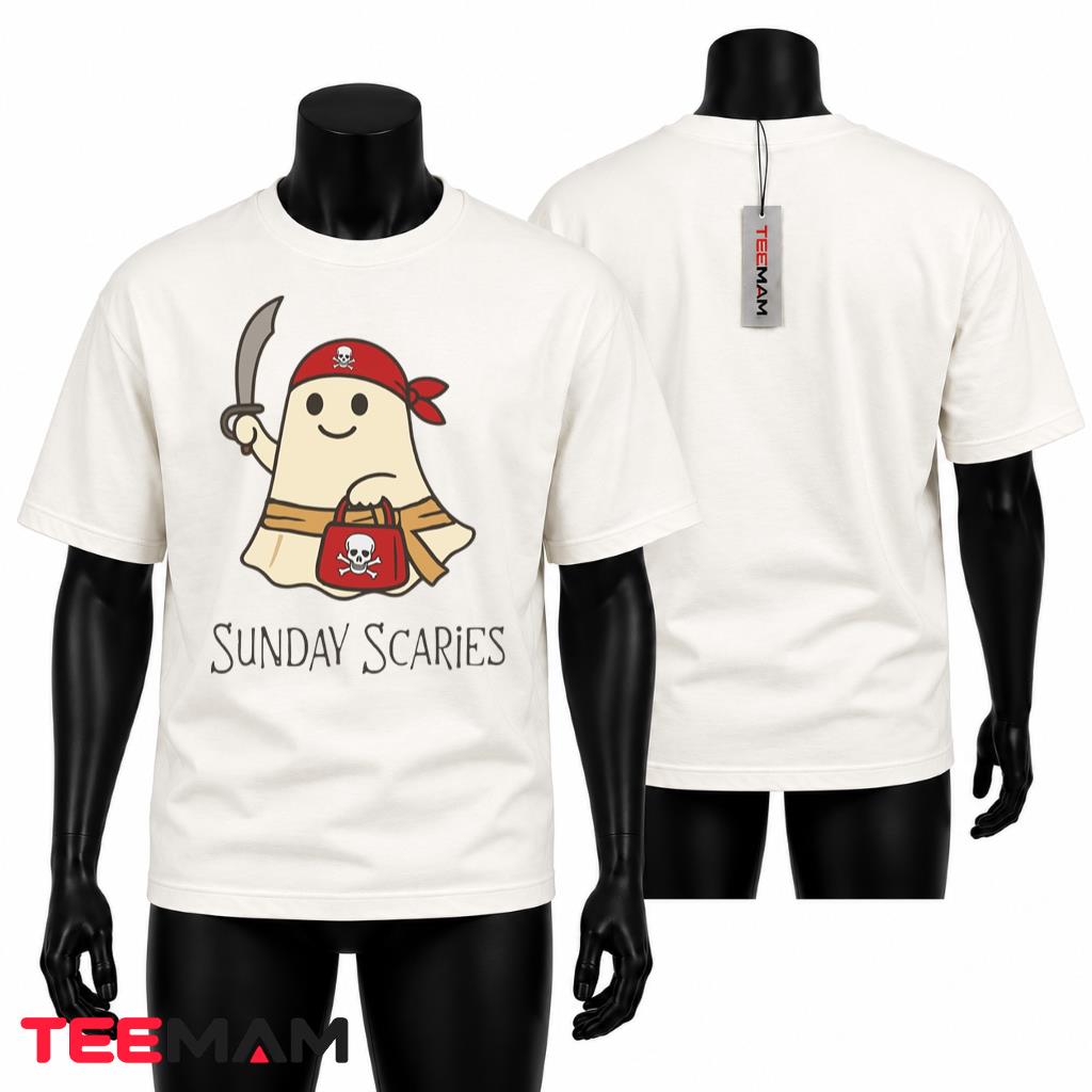 Tampa Bay Buccaneers Halloween Ghost Sunday Scaries T-Shirt