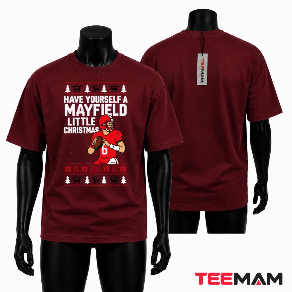 Tampa Bay Buccaneers Mayfield Christmas Player T-Shirt